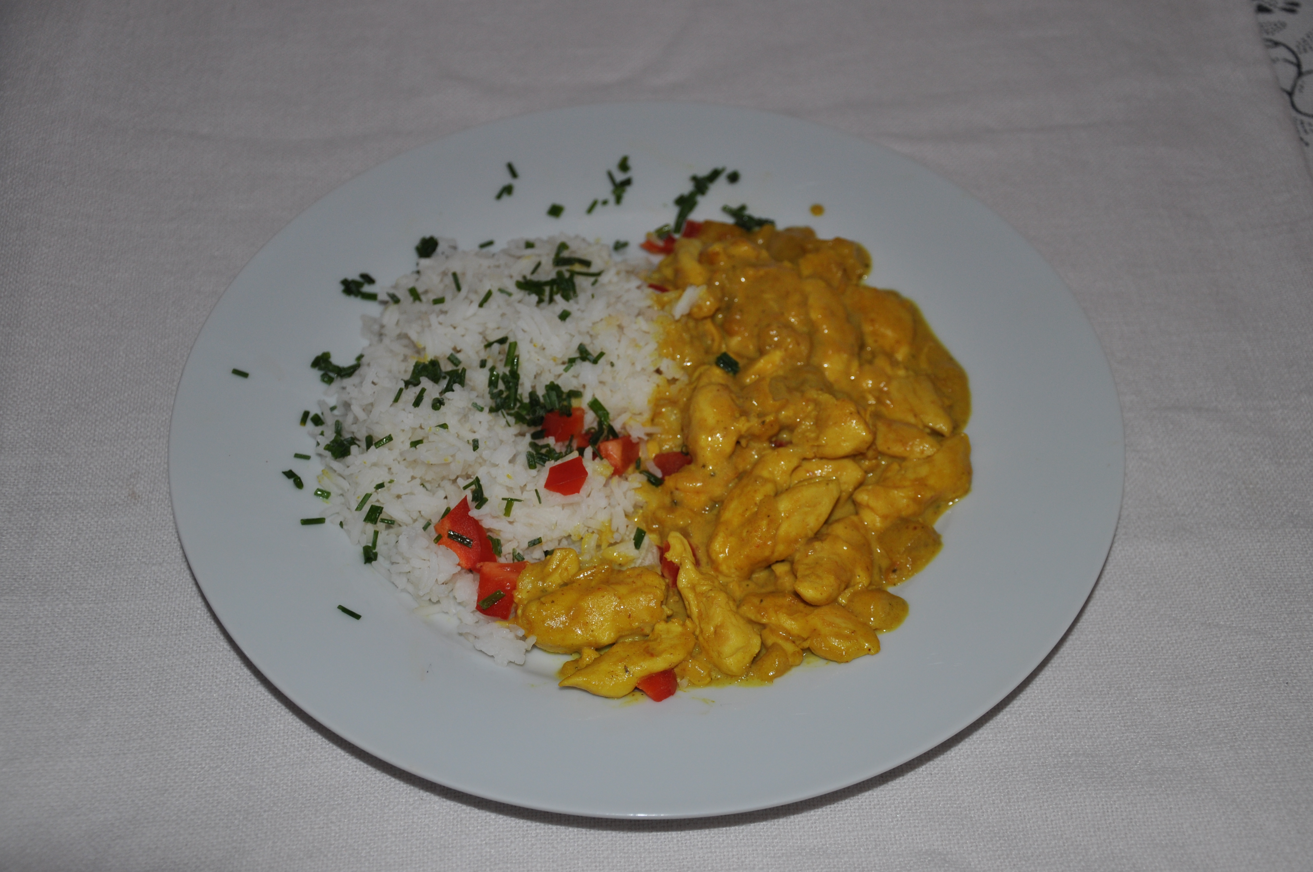 Curry-Geschnetzeltes mit Mango